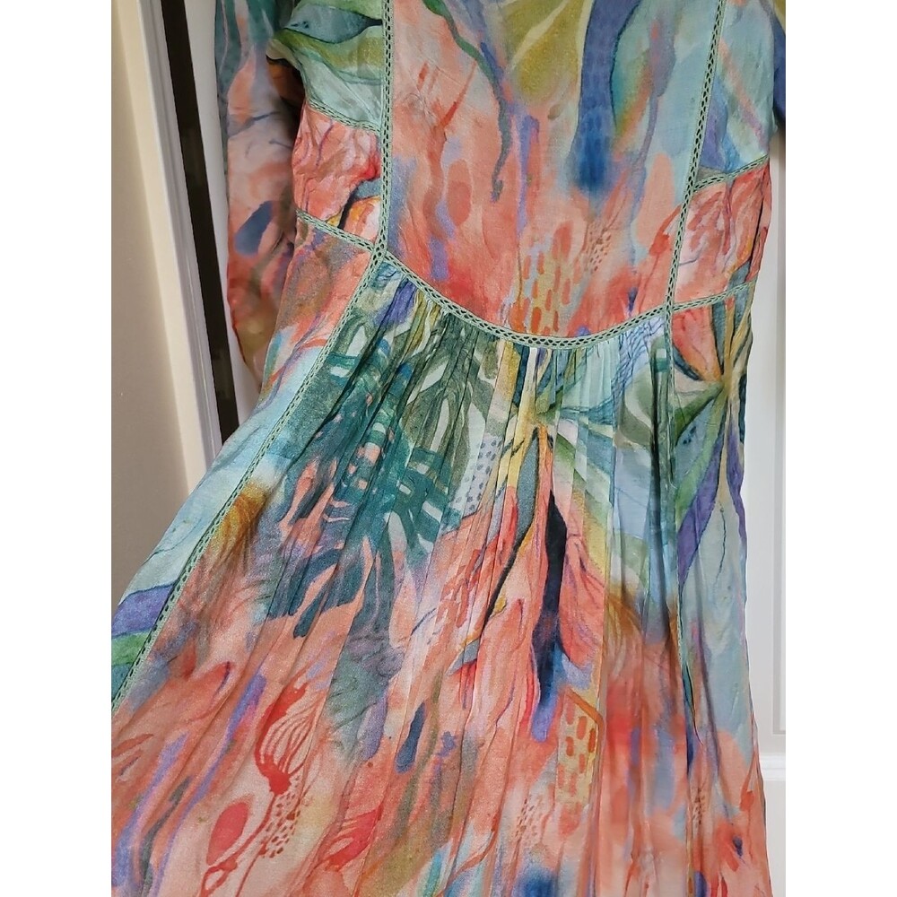 Anthropologie Bl-nk Bl^Nk London Victory Cover-Up Maxi Dress - Picture 5 of 9